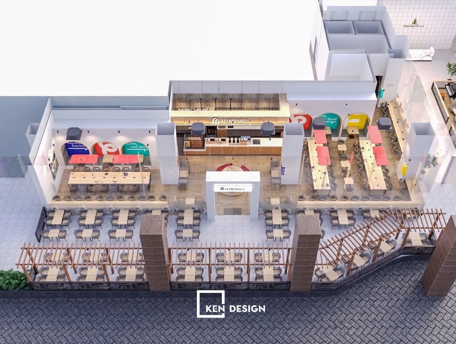 Thiết kế cafe coworking Flow Haus cơ sở 2 tại Mễ Trì